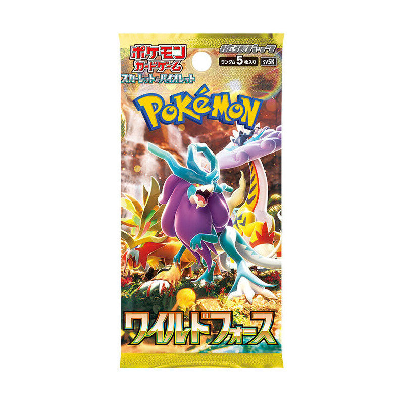 Display 30 boosters Pokémon SV5k Wild Force