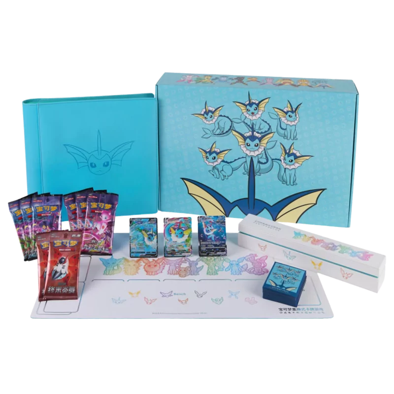 Coffret Cadeau Pokémon Chinois (Aquali) – Édition TCG Chinois Simplifié Officielle