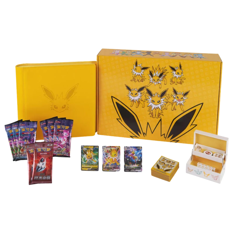 Coffret Cadeau Pokémon Chinois (Voltali) – Édition TCG Chinois Simplifié Officielle