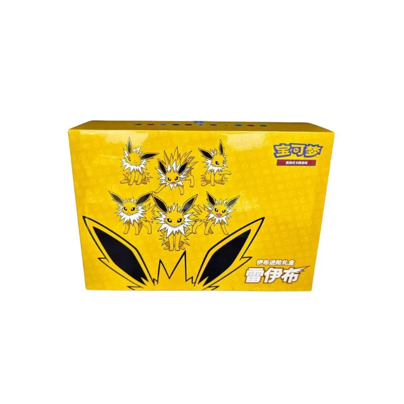 Coffret Cadeau Pokémon Chinois (Voltali) – Édition TCG Chinois Simplifié Officielle