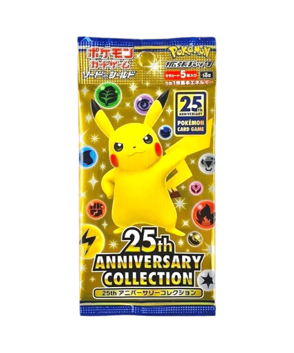 Display 10 booster Pokémon 25th Anniversary Collection