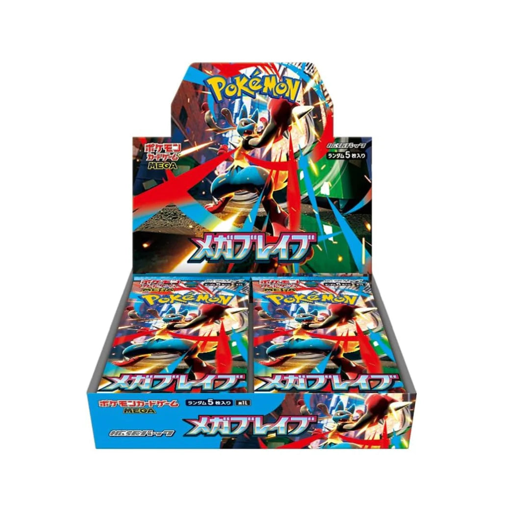 Display 30 Booster Pokémon Mega Brave M1L japonais