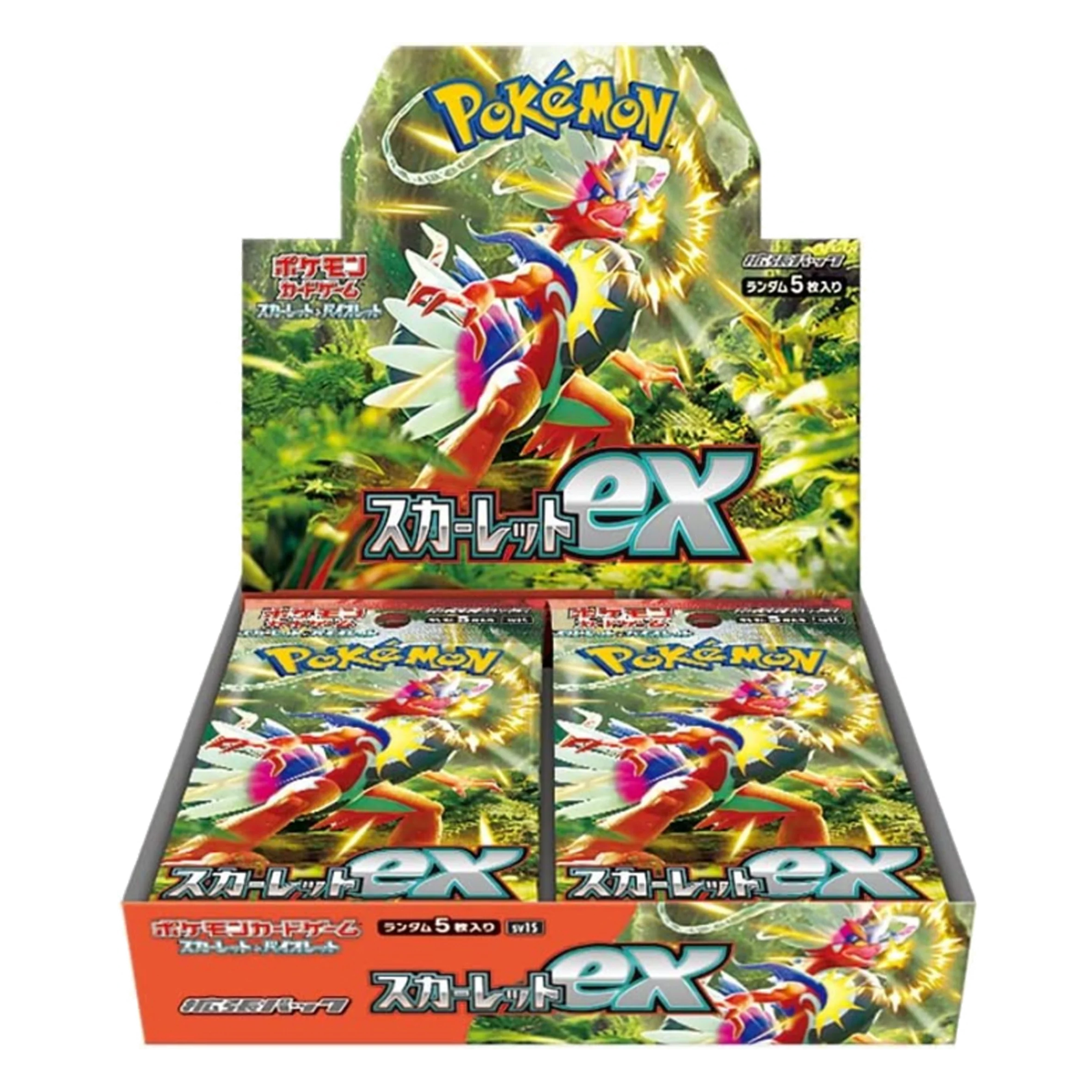 Display 30 boosters Pokémon SV1S Scarlet ex